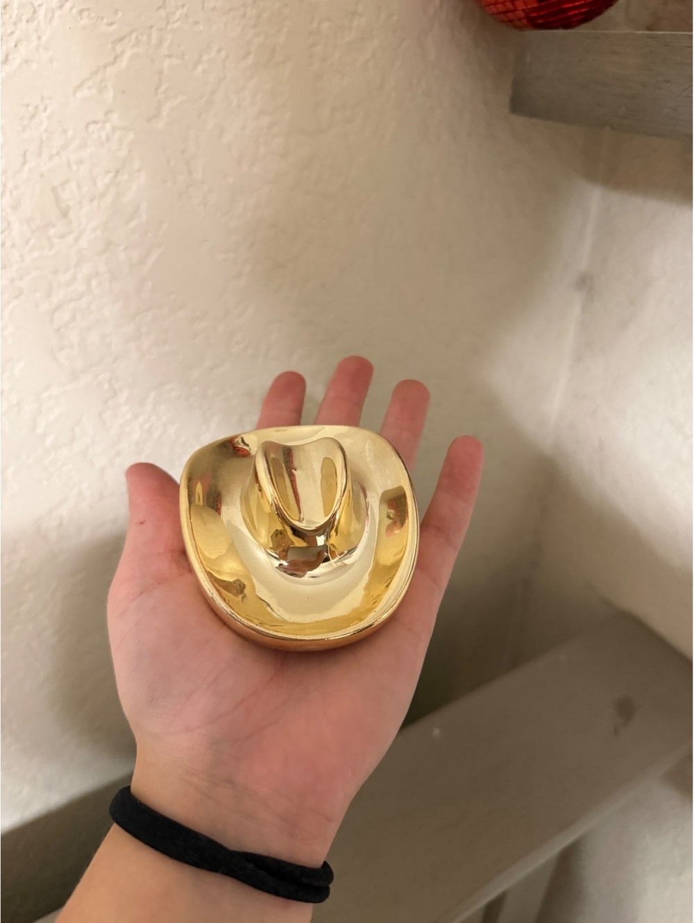 Gold cowboy hat